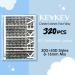 KevKev 3D Fluffy Cluster Lashes 320 Pcs DIY Extensions - 30+50D Mixed Eyelash Clusters - Thin Band & Soft - D-8-16mix - Buy Online on GoSupps.com