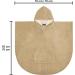 Normani Children's Bath Poncho - Cotton Hooded Towel for Toddlers | Beige Bathrobe 55x70 cm - Perfect for Kids' Bath Time - Buy Online on GoSupps.com