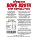 Bone Broth Beefy Drink and Stock 300g 100% Natural Collagen & Protein Bone Broth from Sweden. Nutrition for Healthy Joints Skin Hair & Nails - Buy Online on GoSupps.com