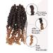 Passion Twist Crochet Hair - 7 Packs Ombre Blonde Short Pre-twisted Hair Extensions - Buy Online on GoSupps.com