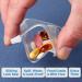 Zippered Pill Pouch Bags - 12 Pcs Clear Mini Bags for Pills Vitamins Supplements - BPA-Free Reusable & Travel-Friendly - Buy Online on GoSupps.com
