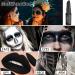 Halloween Clown Black Cream Makeup Stick - Blendable Face & Body Paint for SFX Cosplay and Sports - Buy Online on GoSupps.com