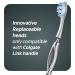 Colgate Link Manual Toothbrush Whitening Starter Kit - Premium Aluminum Handle & 2 Replacement Brush Heads | Eco-Friendly Silver Stain Removal Technology | 80% Less Plastic - Buy Online on GoSupps.com