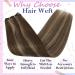 Sunny 22inch Sew in Hair Extensions Real Human Hair Brown Weft Highlights Bundle 100g #4/27 Dark Brown Caramel Blonde - Buy Online on GoSupps.com