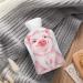 Cute Pig Hot Water Bottle with Plush Cover - Hand Warmer for Adults & Children - 26.5x15.3cm - International Shipping - Buy Online on GoSupps.com