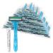 (50 Pack) Kheoxusa 3 Blade Disposable Razor Three Blade Disposable Razor Triple Blade Disposable Razors Disposable Razors Individually Wrapped Disposable Razors for Hotel Airbnb Homeless Travel-Green 1 Count (Pack of 50)