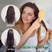 MRD Natural Bamboo Hair Brush Set - Wide-Tooth Paddle Comb for Women Men Kids - Ideal for Thick Thin Curly Dry Hair - No Bristle Detangling Kit - Buy Online on GoSupps.com