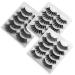 Wrong eyelash 3D natural thick long artificial eyelashes handmade for eyelashes extension 15 pairs black 5 styles lashes makeup cosplay