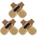 Expavloric dogs Anti -slip - Paw protection for dogs with adjustable straps better traction control for interior areas on wooden floors soft and elastic fabric in beige size XS XS beige