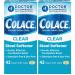 Colace Clear Stool Softener Soft Gel Capsules Constipation Relief 50mg Docusate Sodium Doctor Recommended 42ct (Pack of 2)
