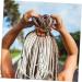 SKISUNO Bendable Ethnic Headband Dreadlocks Hair Tie Dreadlock Hair Accessories Hair Accessories for Braids Dreadlock Hair Rope Hair Band Bohemian Hair Ties Women Accessories - Buy Online on GoSupps.com
