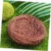 Unomor 12th Simulated Bird Nest - Decorative Easter Egg Nest for Outdoor & Tree Decoration | Mini Hemp Silk Birds 12x12cm Coffee - Buy Online on GoSupps.com