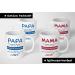 Mama Papa Gift Set - Christmas Gifts for Parents | Ceramic Cups & Spoon - Perfect Mama Papa Gift Ideas (330ml) - Buy Online on GoSupps.com