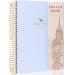 Hardcover Sketchbook for Drawing 8.5 x 11 Spiral Sketch Book for Adults Women Kids with 100gsm 68lb 120 Sheets Premium Paper Sketch Pad for Drawing Books Notebook Art Supplies, Blue