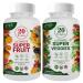 Fruit And Veggies Supplements With 70 Fruits & Vegetables | Super Strength Superfood Supplements For Men & Women | Dietary Nutritional Balance & Energy | Natural Fruit And Veggie Capsules 120 Capsules
