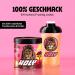 Buy Holy Energy Gaming Booster 'Lion's Lemonade' - 50 Portions of Vegan Focus Drink with Mango & Kiwi | Natural Energy Powder with Newcaff & Green Tea Extract - Buy Online on GoSupps.com