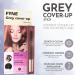 FYNE Root Touch Up Hair Mascara - Pack of 4 - Instant Auburn Grey Hair Cover Up - Magic Retouch Temporary Hair Colour for Men & Women Auburn mascara 4 - Buy Online on GoSupps.com