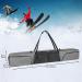 Ski Bag for Air Travel - Holds Snowboard or Pair of Skis with Zippered Pockets for Goggles, Gloves - Grey - Buy Online on GoSupps.com