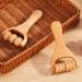 3PC Suuwwn Wooden Massager Set - Back Neck Leg & Body Massage Roller with Handle | Gua Sha Scraping Tool for Ultimate Relaxation - Buy Online on GoSupps.com