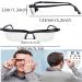 Adjustable Focus Reading Glasses -6BIS+3 | Myopia Correction Unisex Dial Adjustable | Includes Suede Cloth - Buy Online on GoSupps.com