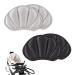 Mesh Soft Heel Grips for Women& Men, 4 Pieces Heel Grips Pads for Shoes Too Big, Loose Heels, Prevent Rubbing/Blisters/Slip Out Heel Cushions, Reusable Adhesive Heel Guards Liners, Heel Inserts Pads Black+grey