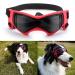 Ownpets anti-UV dog glasses sunglasses ski glasses dog flying glasses for small and medium dogs adjustable Sunglasses for Dog red M red
