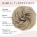 Premium Ashblond Hair Extensions | Realistic Hair Ties & Updos | Voluminous Ponytail & Dutt - 45g - Buy Online on GoSupps.com