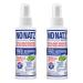 No Natz Botanical Bug Repellant, Effective for Gnat, Mosquito, and Biting Flies, Hand-Crafted and DEET-Free, Non-Greasy Formula, 4 Ounce Spray Bottle, 2-Pack