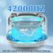 XJUGEZ Ultrasonic cleaner 42 kHz 180 ml with UV lamp deep cleaning at 360 degrees ultrasonic cleaner suitable for glasses watches shaving head jewelry and dental prostheses white - Buy Online on GoSupps.com