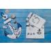 Luxury Ocean Themed Dolphins Fingertip Towels - 6-Piece Set 12x20 Inches - Buy Online on GoSupps.com