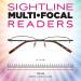 Buy Sightline Multifocus Reading Glasses 6000 Gunmetal - 2.50 Magnification | Stylish & Comfortable | International Shipping Available - Buy Online on GoSupps.com