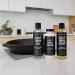 Caron & Doucet Ultimate Cast Iron Set: Seasoning Oil, Cleaning Soap, Restoring Scrub - 100% Plant-Based for Skillets, Pans & Grills - Buy Online on GoSupps.com