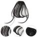 OSALADI Piece Bangs Hair Clip Extension Wispy Bangs Wig Fringe Clip in Bangs Black Hair Bang Wispy Fringe Bangs Flat Neat Air Bangs Fake Hair Bangs Clip in Fringe Elegant Xuchang Woman Natural Color - Buy Online on GoSupps.com