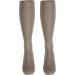 Truform Compression Socks 15-20 mmHg Women's Dress Socks - Tan Rib Knit, Knee High Over Calf Length, Medium (Pack of 2) - Buy Online on GoSupps.com