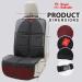 Royal Rascals Car Seat Protector - Padded Cover with Headrest Fastener, Organizer Pockets & Liners - Universal Fit for Cars - Black & Red - Buy Online on GoSupps.com