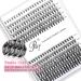 Riya Lash Clusters DIY 10D-20D Eyelash Extensions - 240pcs D Curl Volume Wispy Individual Lashes for DIY at Home - (10D-20D 0.07D 9-15Mixed) - Buy Online on GoSupps.com