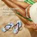Mnsruu Tropical Floral Cactus Flower Flip Flops | Stylish Home Hotel Spa & Travel Footwear for Men & Women - Buy Online on GoSupps.com