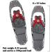 MSR Lightning Ascent 25 Inch Snowshoes w/ Paragon Bindings - Cobalt Blue - Buy Online on GoSupps.com