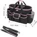 LoDird Cleaning Caddy Bag - 3 Compartment Organizer with Multifunctional Pockets - Handle and Shoulder Strap - Black/Pink - Buy Online on GoSupps.com