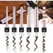 Buy Nwouiiay 6-in-1 Curling Iron Set - Ceramic Coating Adjustable Temperature LCD Display for All Hairstyles - Perfect for International Shipping - Buy Online on GoSupps.com