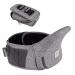 Bebamour hipSeat baby carrier 0-36 months lighter adjustable back supporting waist stool 3-in-1 babytrage for newborns to small children's seat (New Light Gray) Free New Light Gray