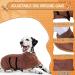 Microfiber Dog Bathrobe Towel - Extra Absorbent Rapid Drying for Large & Small Dogs | Adjustable Straps - Brown (Medium) - Buy Online on GoSupps.com