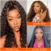 22 Inch Deep Wave Lace Front Human Hair Wig for Black Women - 150% Density Brazilian Virgin Hair, Pre Plucked with Baby Hair - Natural Color - Buy Online on GoSupps.com