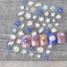 SHUBEIEUMI Nail Stickers for Nail Art 5 Sheets 3D Embossed Spring Flowers Nail Art Stickers Decals Self-Adhesive Nail Supplies Nail Art Decoration Accessories - Buy Online on GoSupps.com