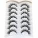 Pooplunch Wispy Cat Eye Faux Mink Lashes 7 Pairs - 8D Fluffy Volume | Natural Look False Eyelashes Multipack - Buy Online on GoSupps.com