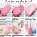 Draduo Silicone Bath Brush for Body - Double Sided Shower Brush - Cute Bear Shape - Blue & Purple - Buy Online on GoSupps.com
