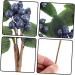 Zerodeko 15 Pcs Artificial Berry Cuttings Artificial Berry Stem Decoration Fake Berry Faux Greenery Garland Faux Floral Artificial Berry Picks Blue Decorations Plant Iron Branch Christmas Dark Bluex3pcs 18X7.5X3CMx3pcs - Buy Online on GoSupps.com