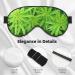 Buy Green Leaf1 Soft Sleep Eye Mask - Breathable Female Eye Patch for Travel & Relaxation - Buy Online on GoSupps.com