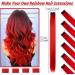16Pcs Colored Clip in Hair Extensions 22 Inch - Red Highlights, Heat-Resistant Synthetic Hair for Girls & Women - Perfect for Parties! - Buy Online on GoSupps.com