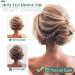 Buy Sego Hair Part with Rubber Band | Large Dutt Hair Tie for Women | Ponytail & Braid Extensions in Light Brown & Ashblond - International Shipping Available - Buy Online on GoSupps.com